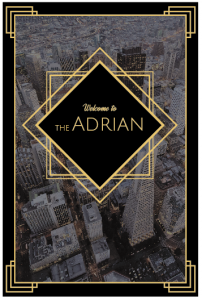 Adrian Welcome Poster
